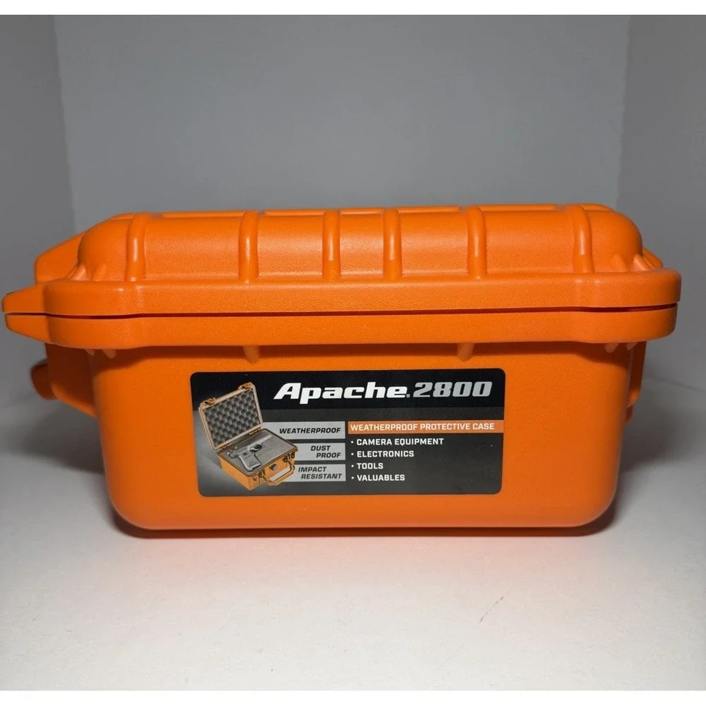Apache 2800 Orange Hard Case IP65 Waterproof Dustproof Camera Pistol Equipment